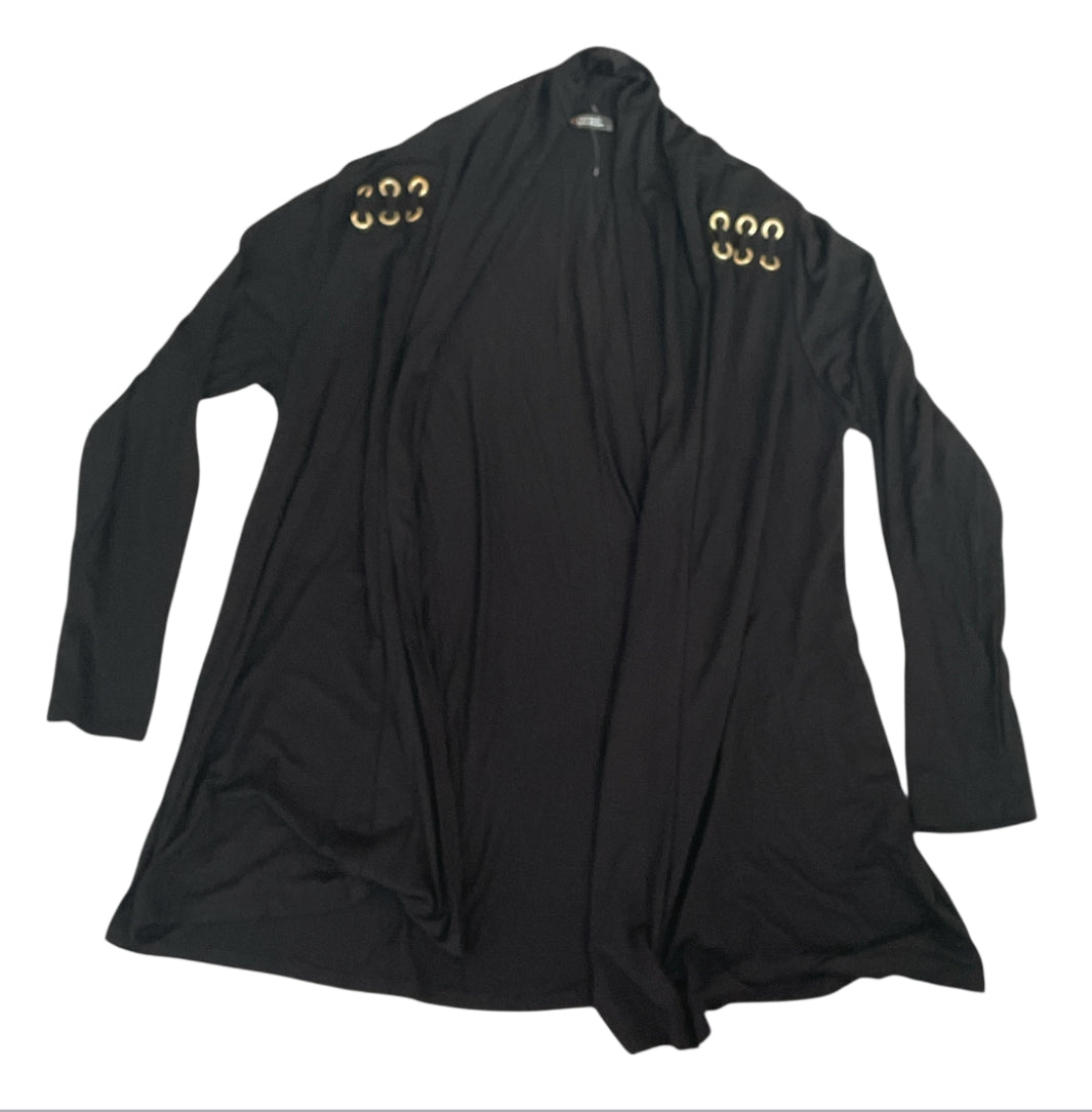 CURE Black Open Front Cardigan (X-Large)