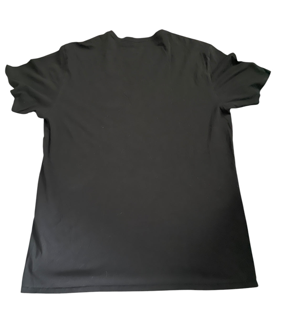 Karl Lagerfeld Paris Graphic T-shirt featuring a colorful portrait collage.(large)