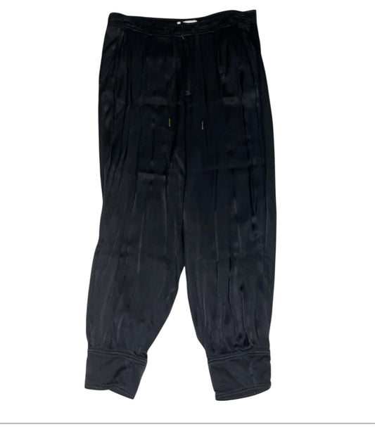 By Anthropologie Silky Cuffed Barrel Pants ( Medium)