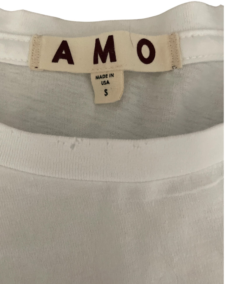 AMO & "YOU ARE LOVED" text printed T-Shirt (Small)