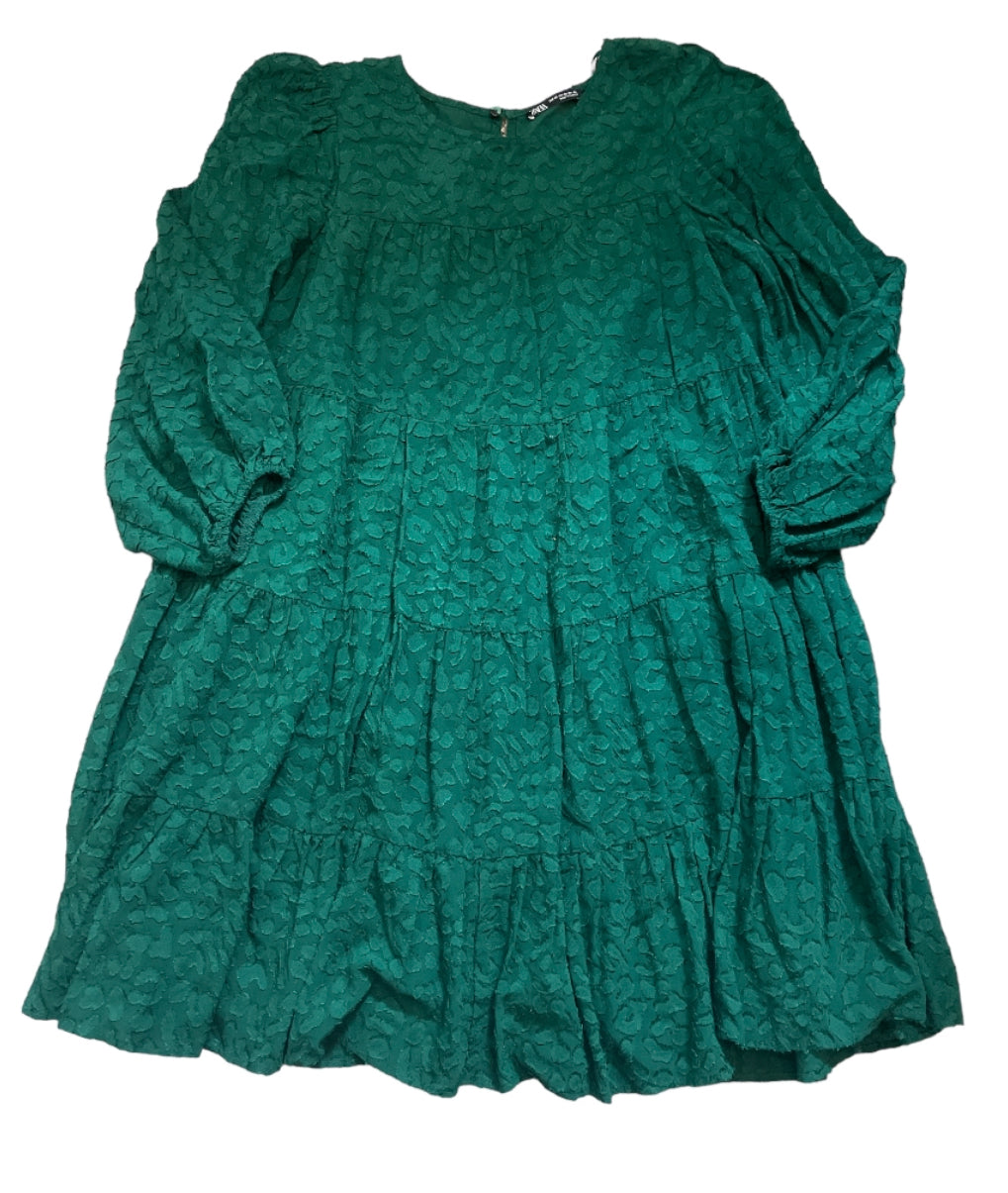 Zara Balloon Sleeve Jacquard Dress (X-Small)