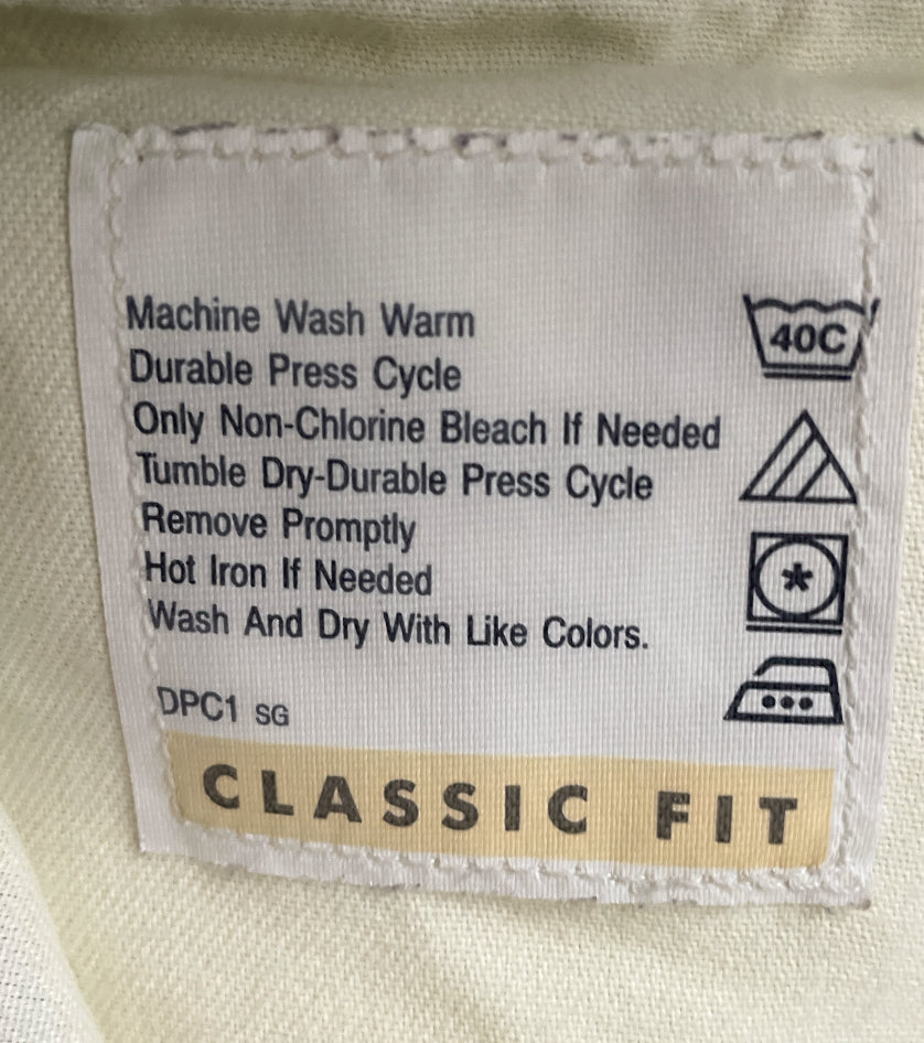 Dockers Classic Fit Olive Green Chinos (34 x 30)