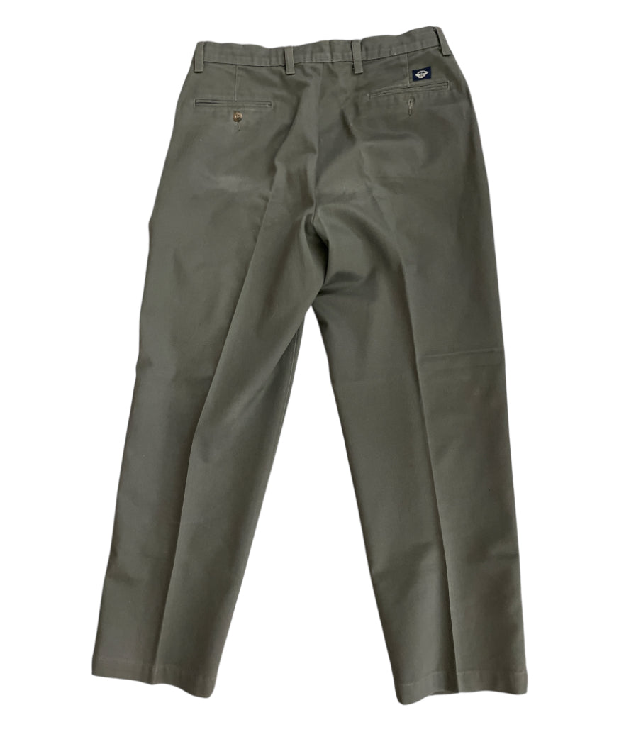 Dockers Classic Fit Olive Green Chinos (34 x 30)