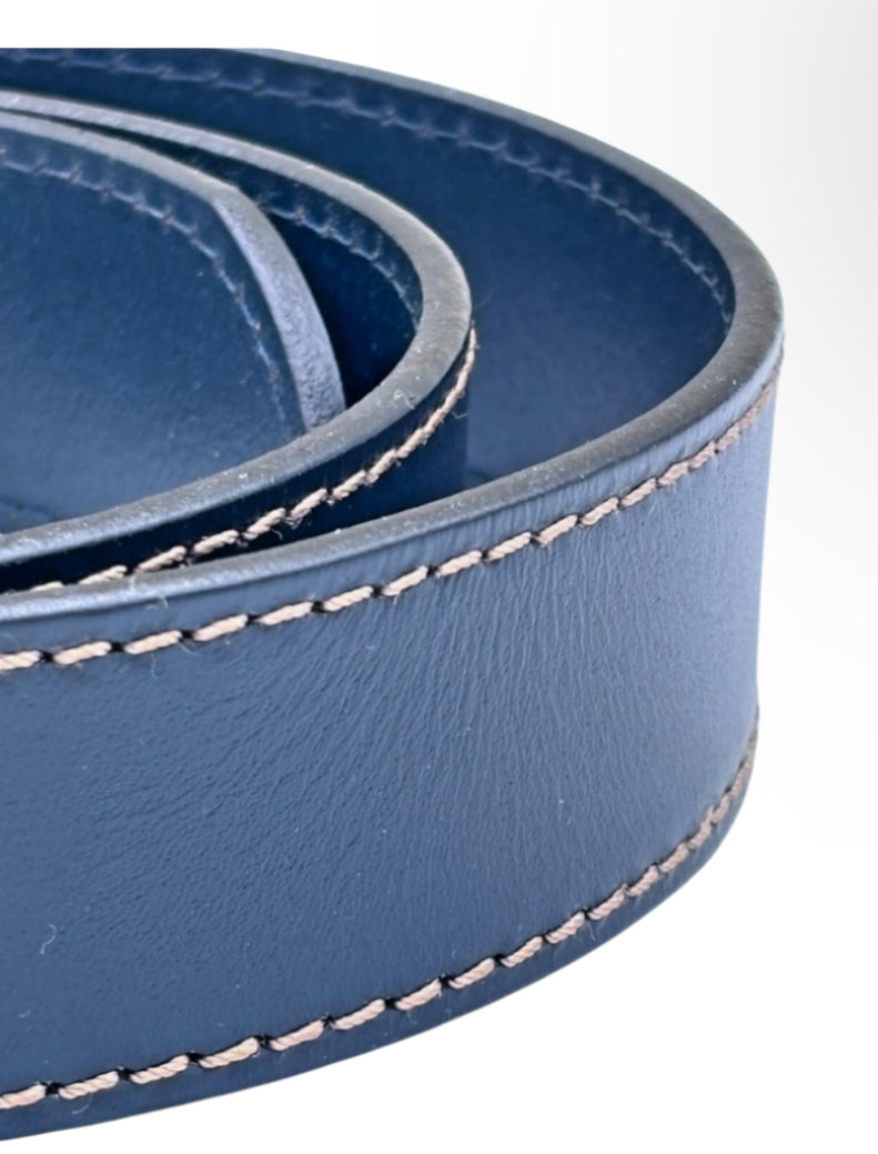 Paisley & Gray Men’s Navy Leather Belt