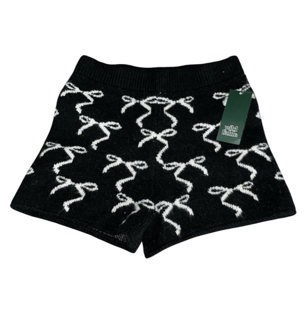 Wild Fable Sweater Shorts with Bow Detailing (X-Small)