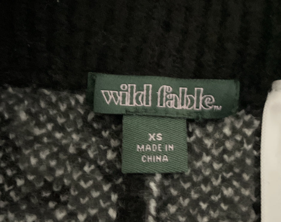 Wild Fable Sweater Shorts with Bow Detailing (X-Small)