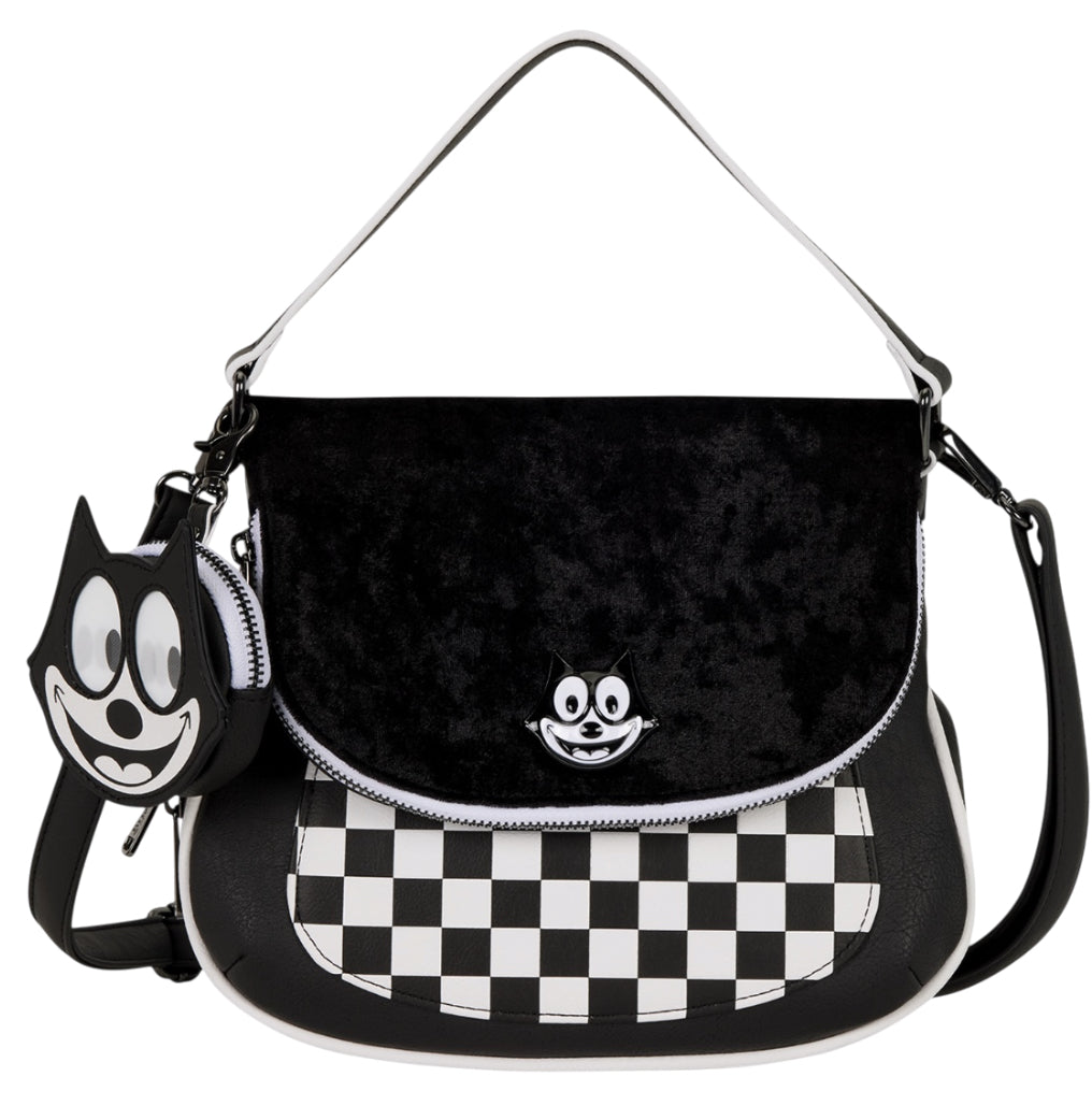 Loungefly Felix the Cat crossbody bag with Lenticular Coin Bag