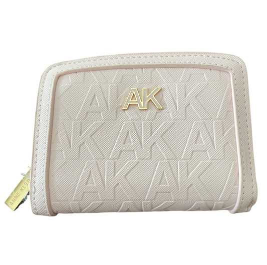 Anne Klein Pink a Boo Embossed Logo Wallet
