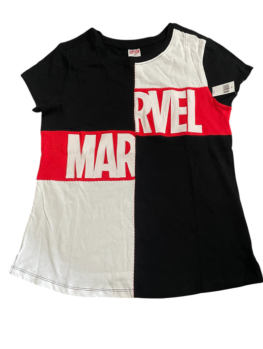 Marvel Logo Color Block T-Shirt (Large)