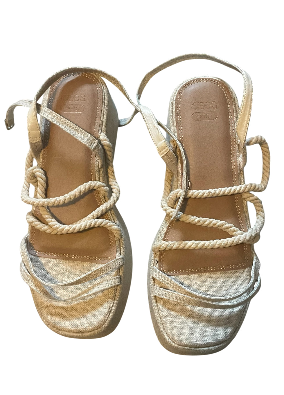 ASOS DESIGN platform rope sandals (9)