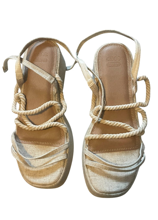 ASOS DESIGN platform rope sandals (9)