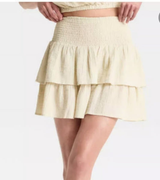 Universal Thread tiered ruffle mini skirt (X-Large)