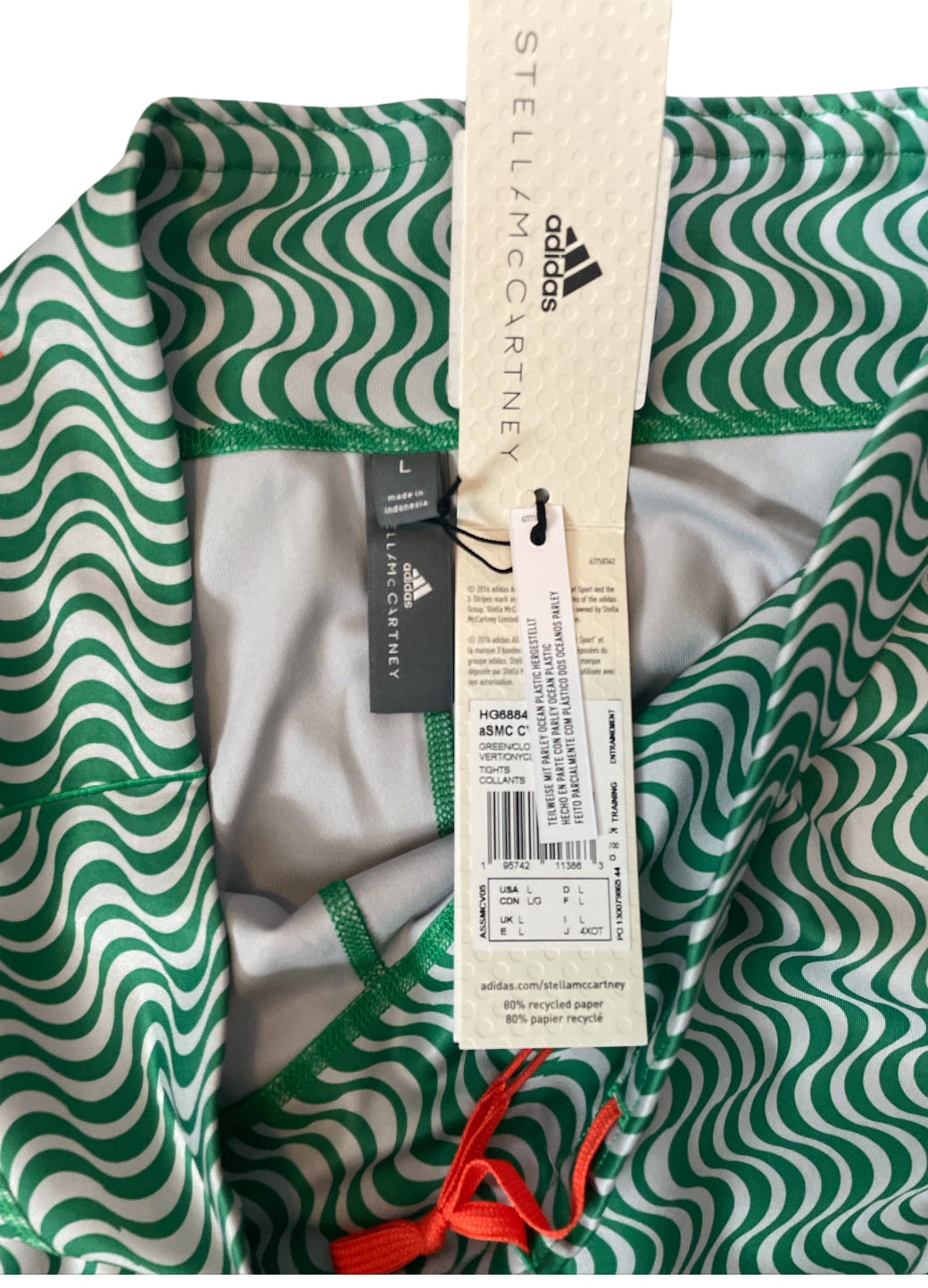 Adidas by Stella McCartney TruePurpose Printed Cycling Short (Large)