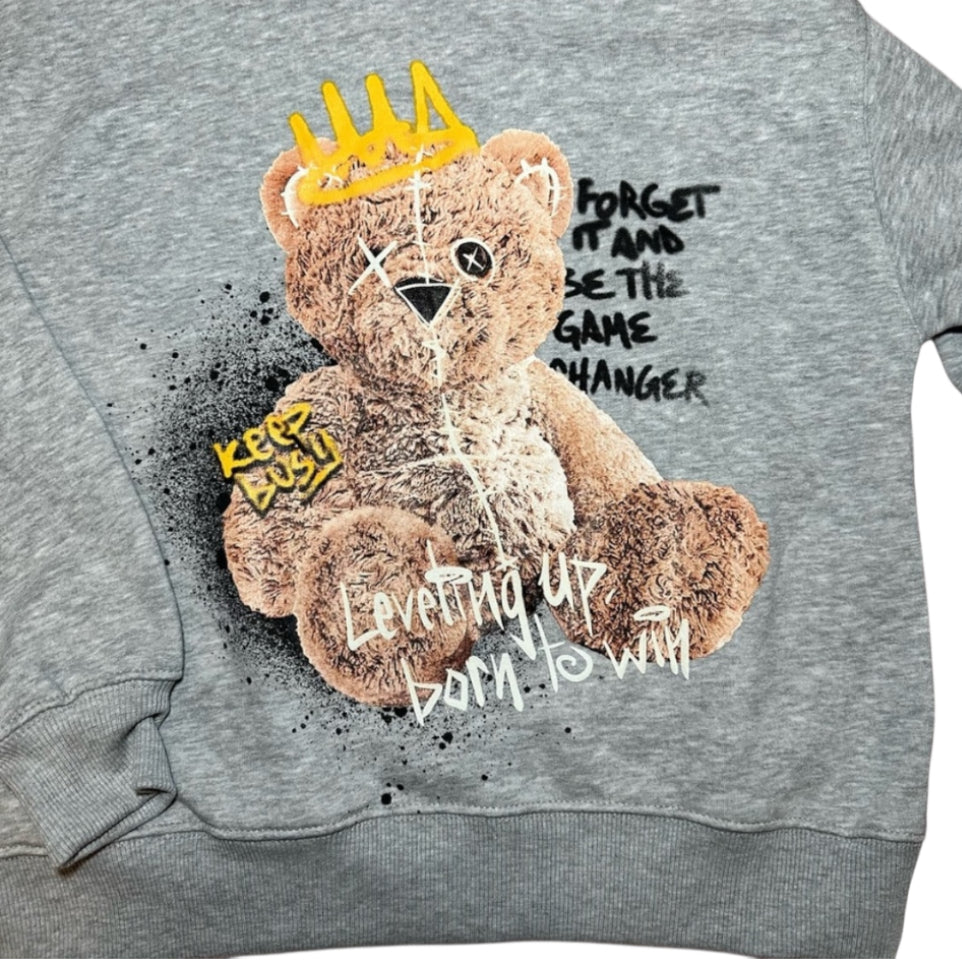 Zara Graffiti Bear Hoodie