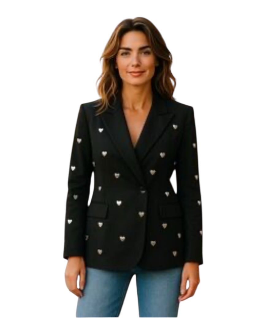 Cloud Ten Cold Hearted Black Blazer (Large)