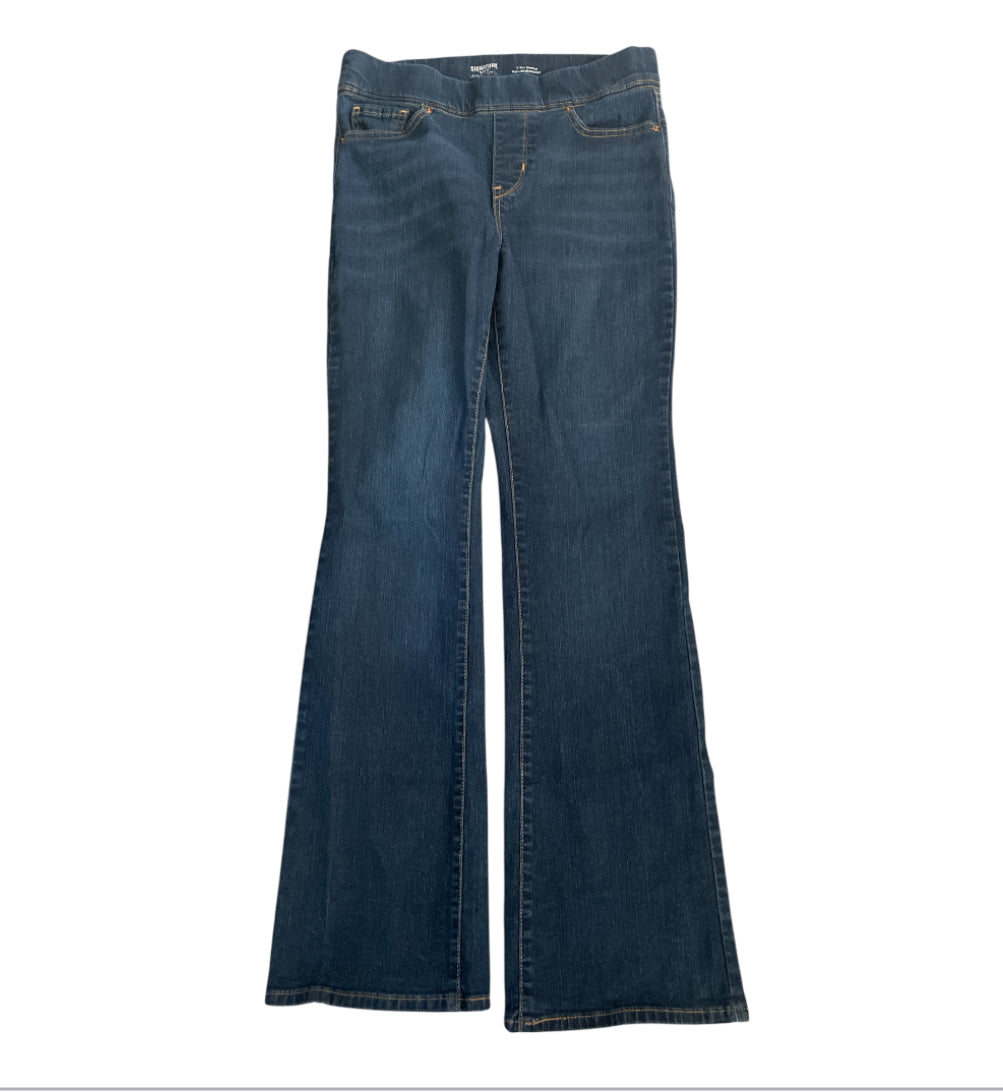 Signature Levi Strauss Denim Bootcut Pull On Jeans (6)