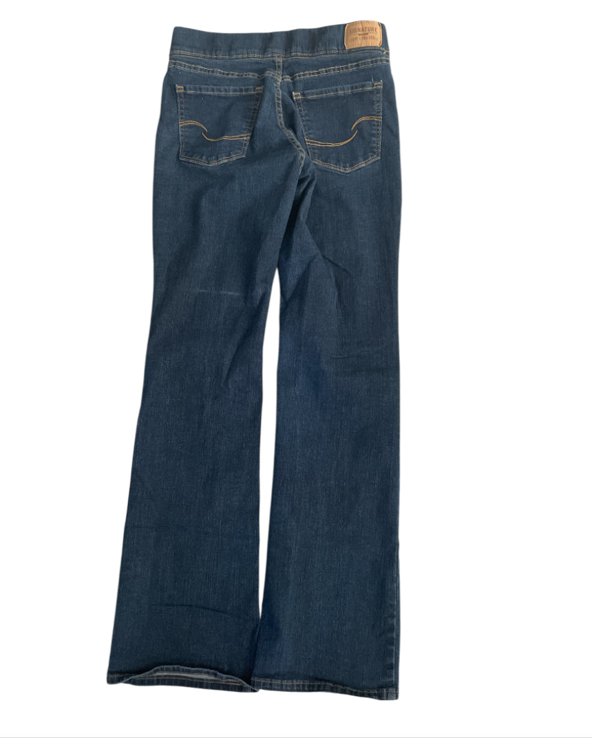 Signature Levi Strauss Denim Bootcut Pull On Jeans (6)