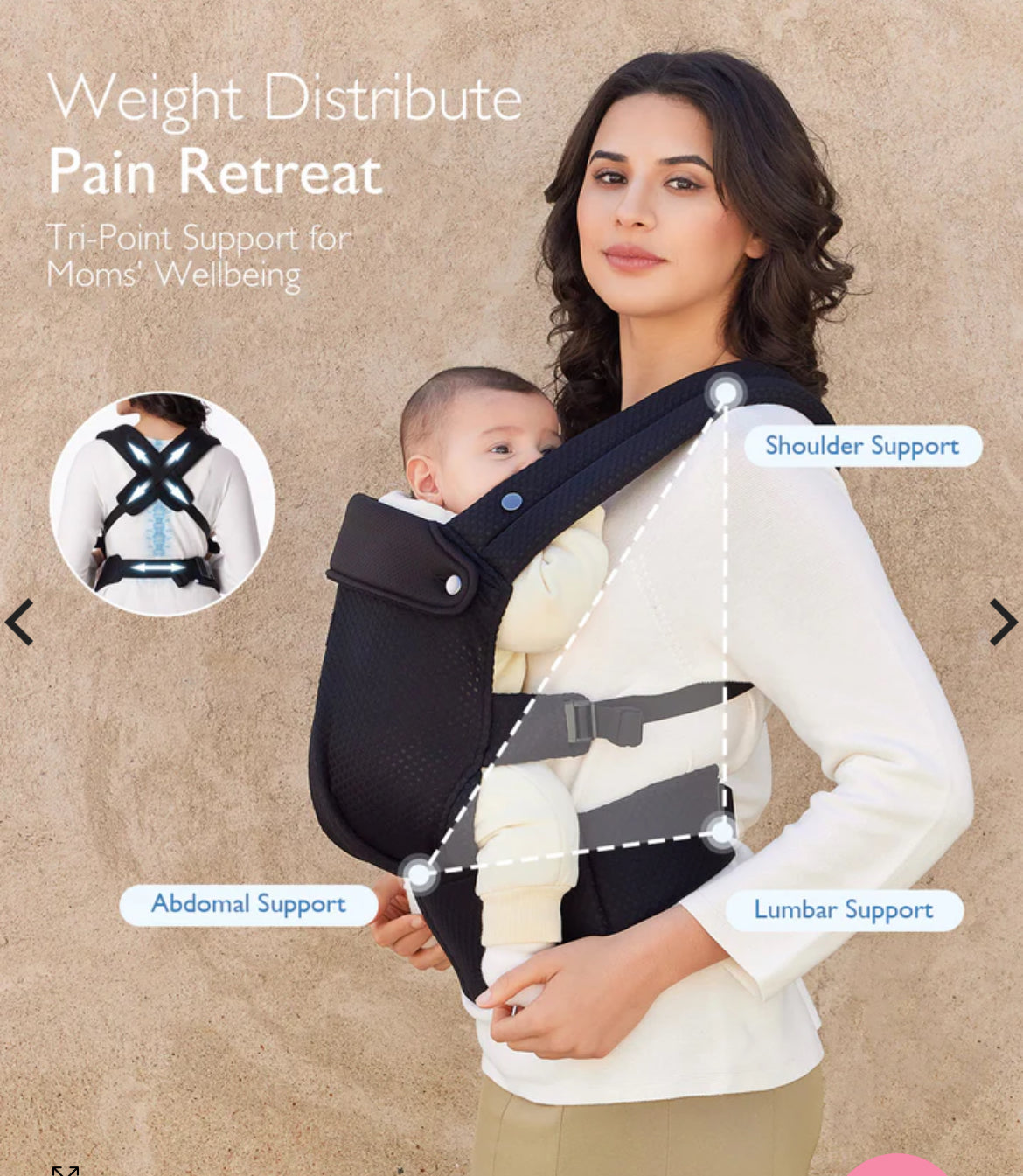 Momcozy PureHug Air Mesh Baby Carrier