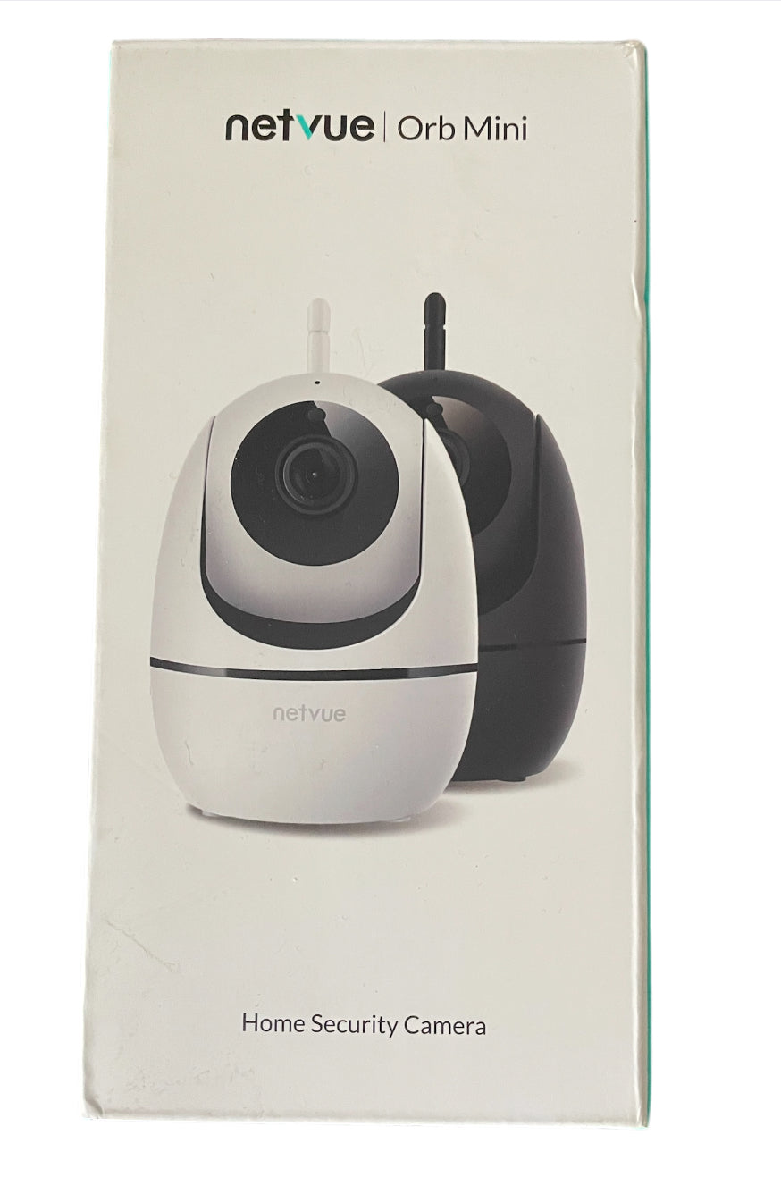 Netvue Orb Miniindoor home security camera. 