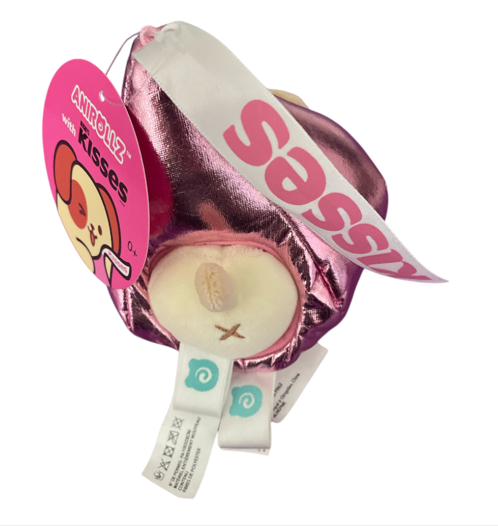 Hershey Puppiroll Pink Kisses Small Plush