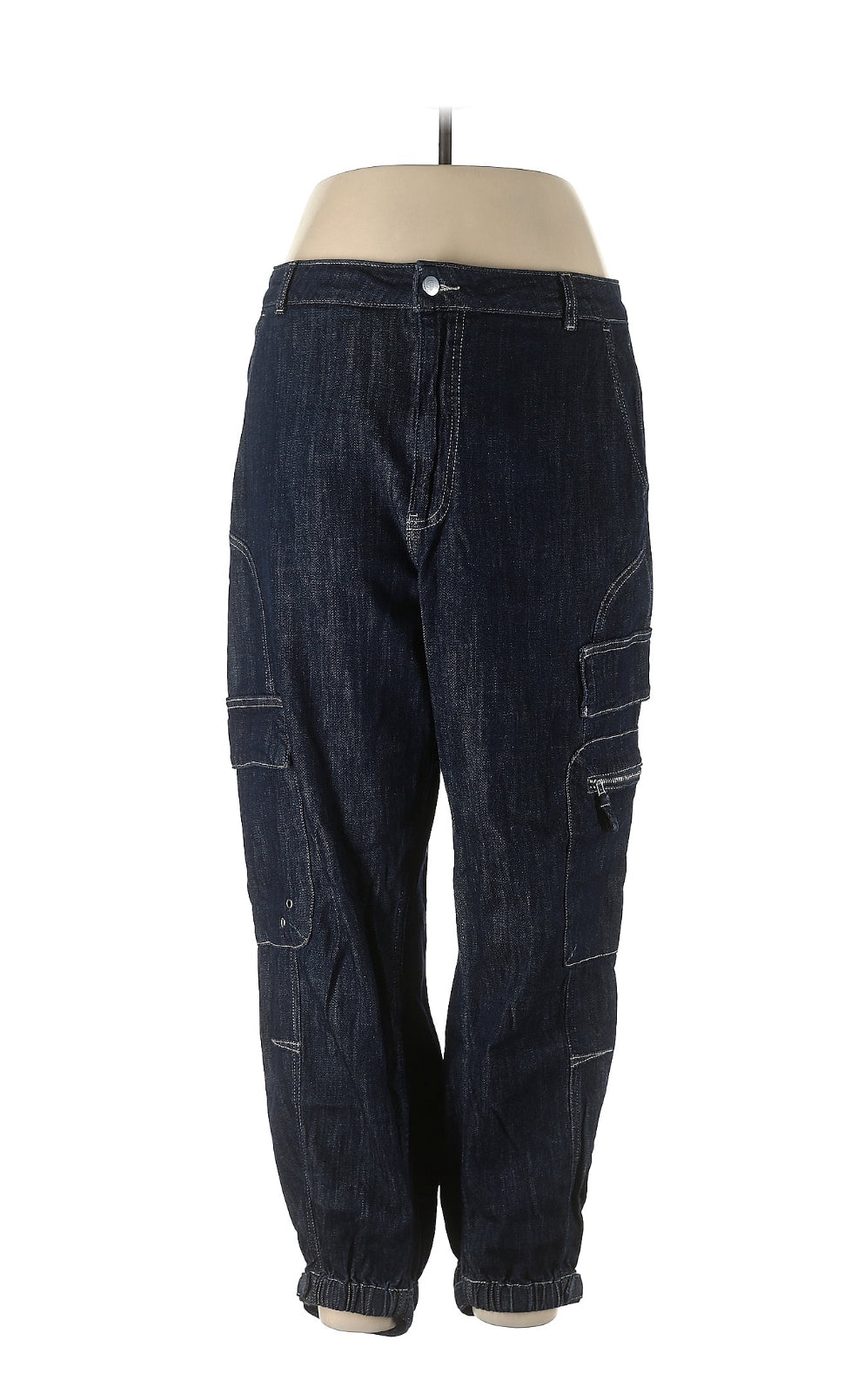 Anthropologie Pilcro Seamed Sport Cargo Jeans