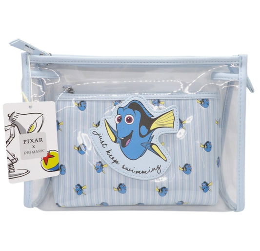 Disney Pixar Finding Nemo’s Dory Primark 2pc Cosmetic Toiletry Bag