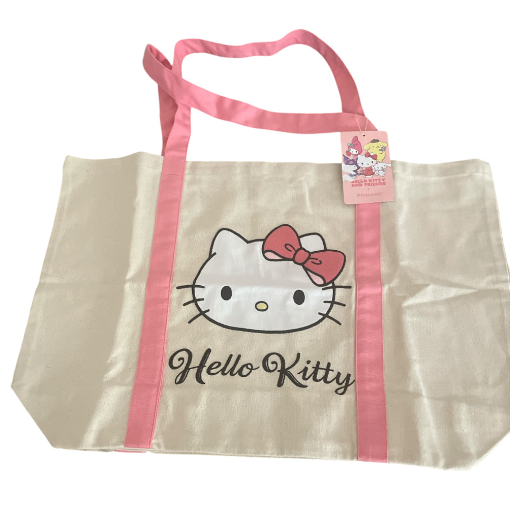 Hello Kitty Sanrio x Primark Collab Canvas Tote Bag