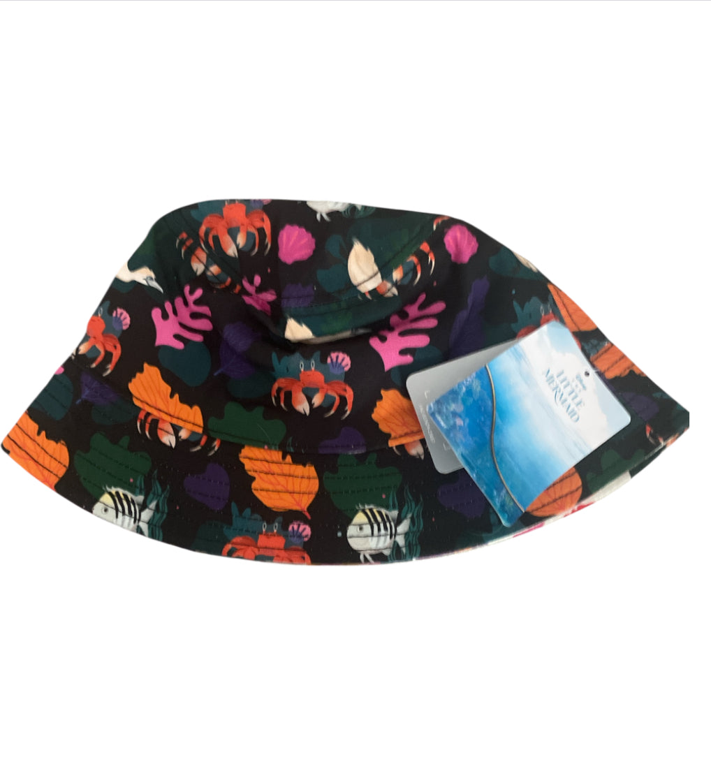 Disney Ariel The Little Mermaid Reversible Bright Sea Bucket Hat