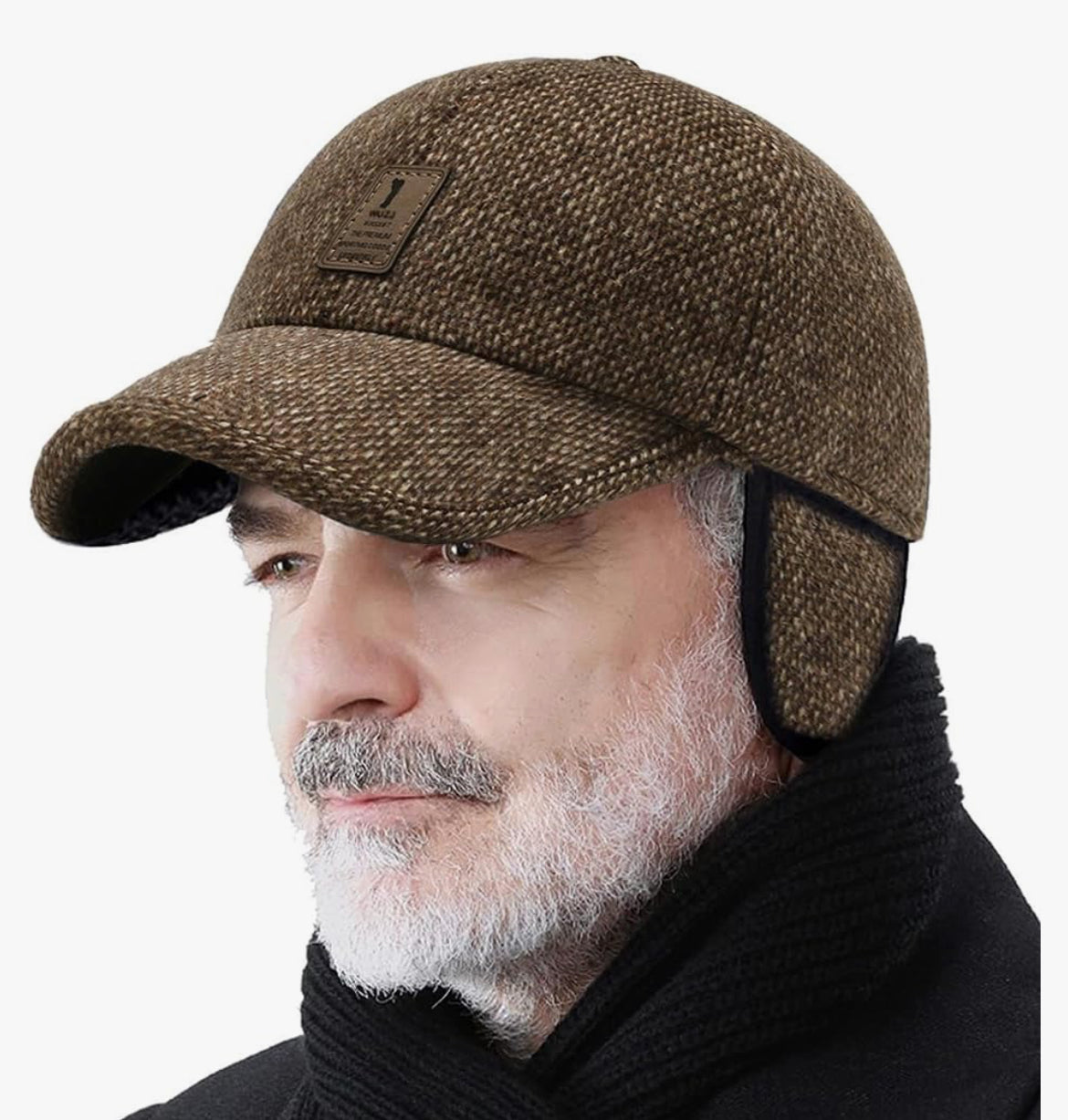 Men Outdoor Hat, Adjustable Warm Sport Golf Baseball Cap