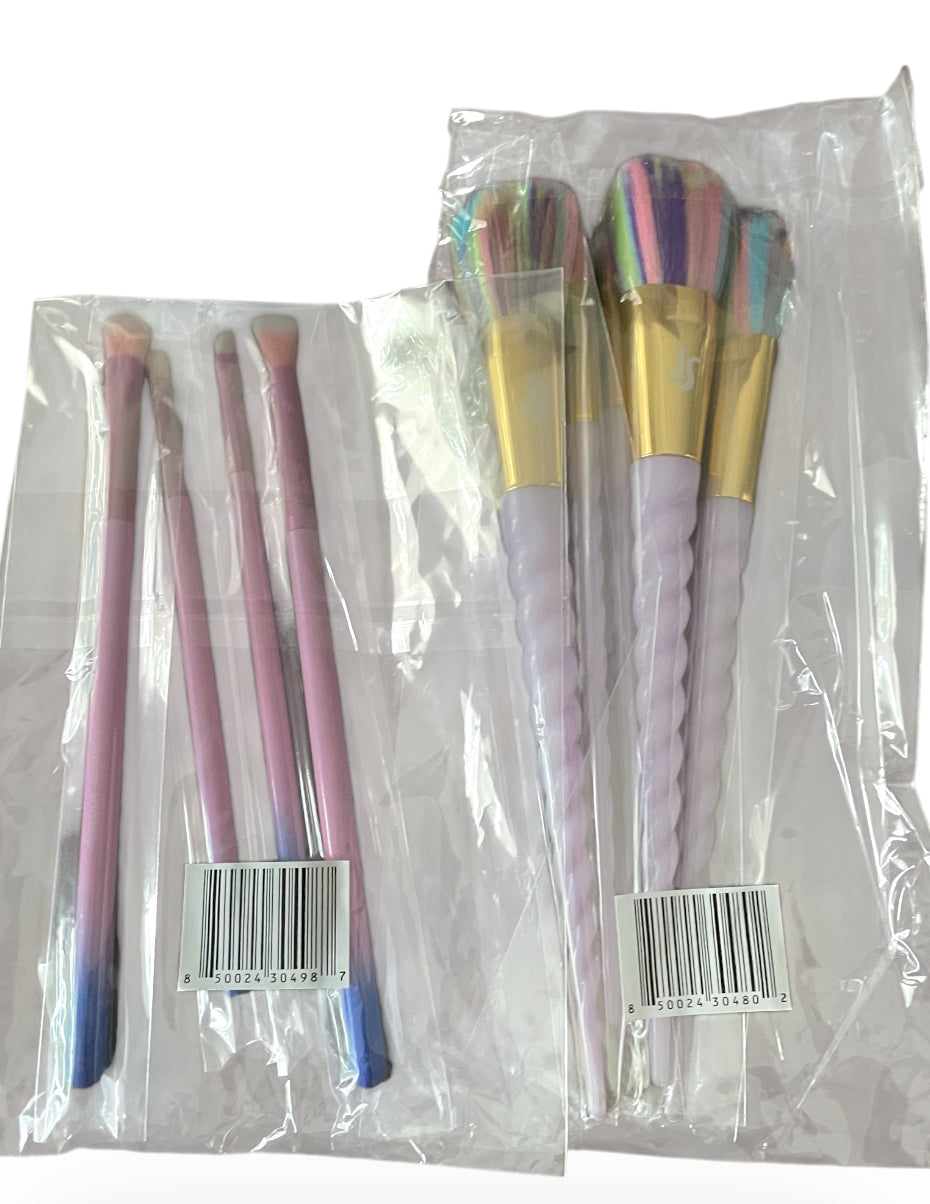 Rainbow Unicorn + Ombre Makeup Brushes