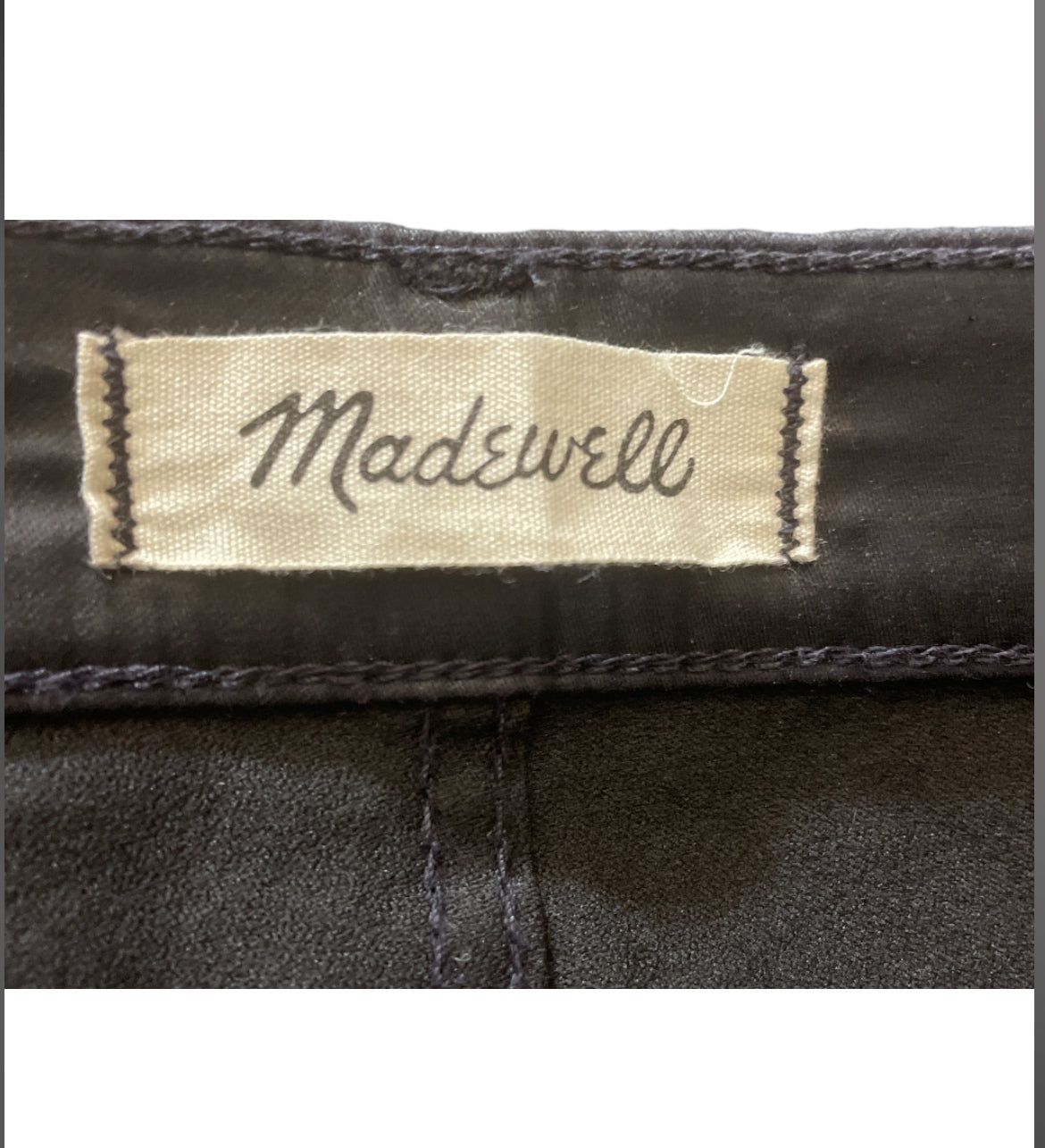 Madewell 10” High-Rise Skinny Jeans: Coated Edition (25)