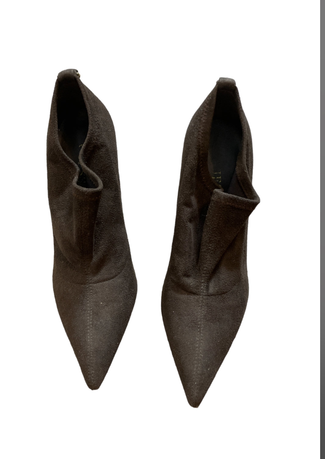 Guess Vintage Brown and Gold Ankle Boots (6.5)