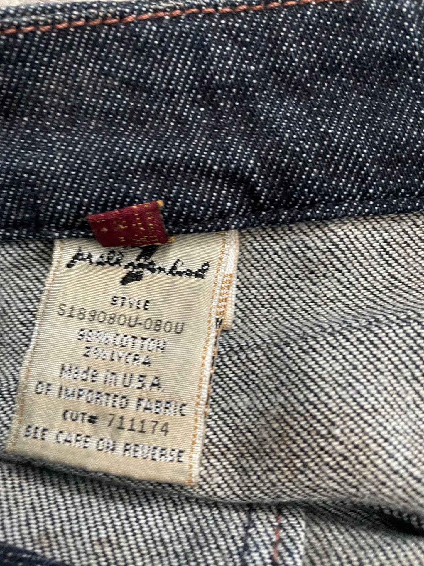7 For All Mankind asymmetrical tiered or "slanted" panel across the front skirt (27)
