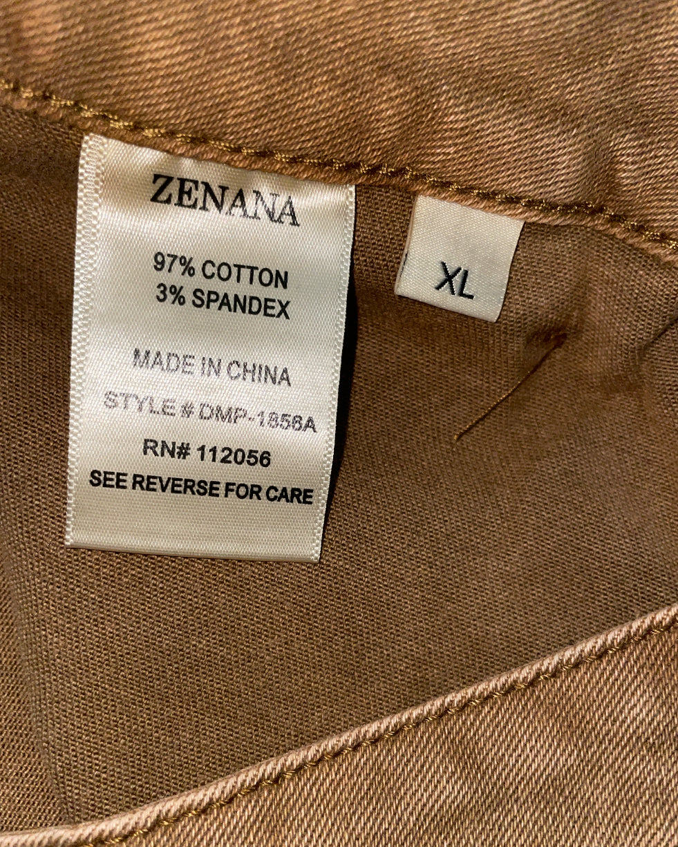 Zenana high-waisted, wide-leg jeans (XL)
