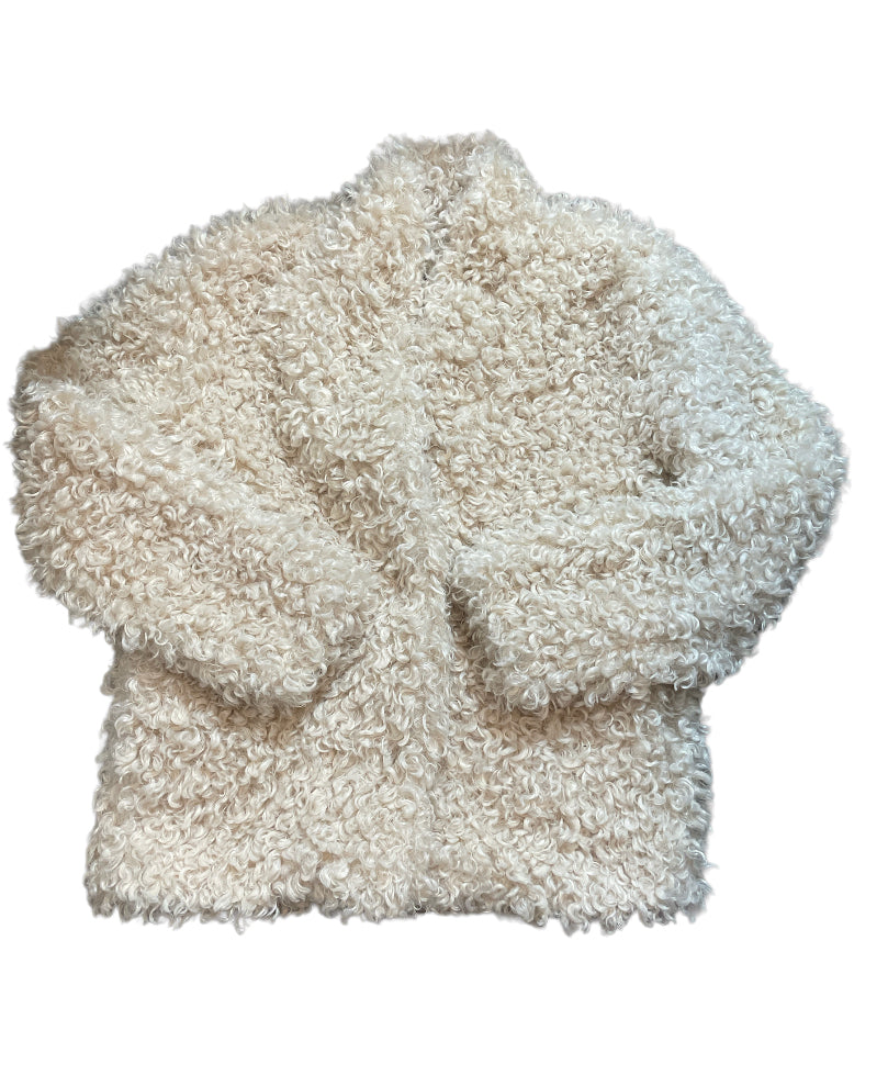 Abercrombie Fitch Faux Mongolian Sheep Plush Heavy Pile Jacket (Medium)