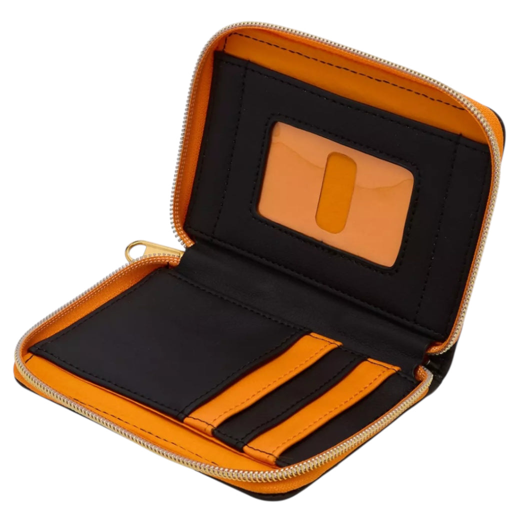 Loungefly Disney Mickey &amp; Friends Halloween Glow Pumpkin Wallet