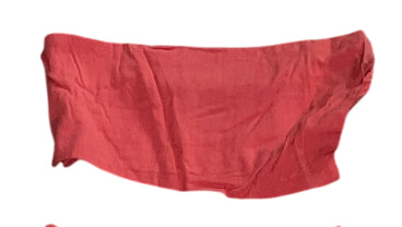 Fashion Space High-Waist Wide Leg Pants set in Coral Pink Linen (Large)