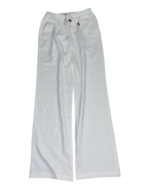 Love Tree White Linen Pants (Large)