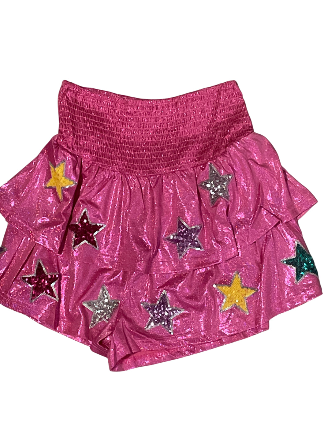 Peach Love California Star Shimmer Shorts (Large)