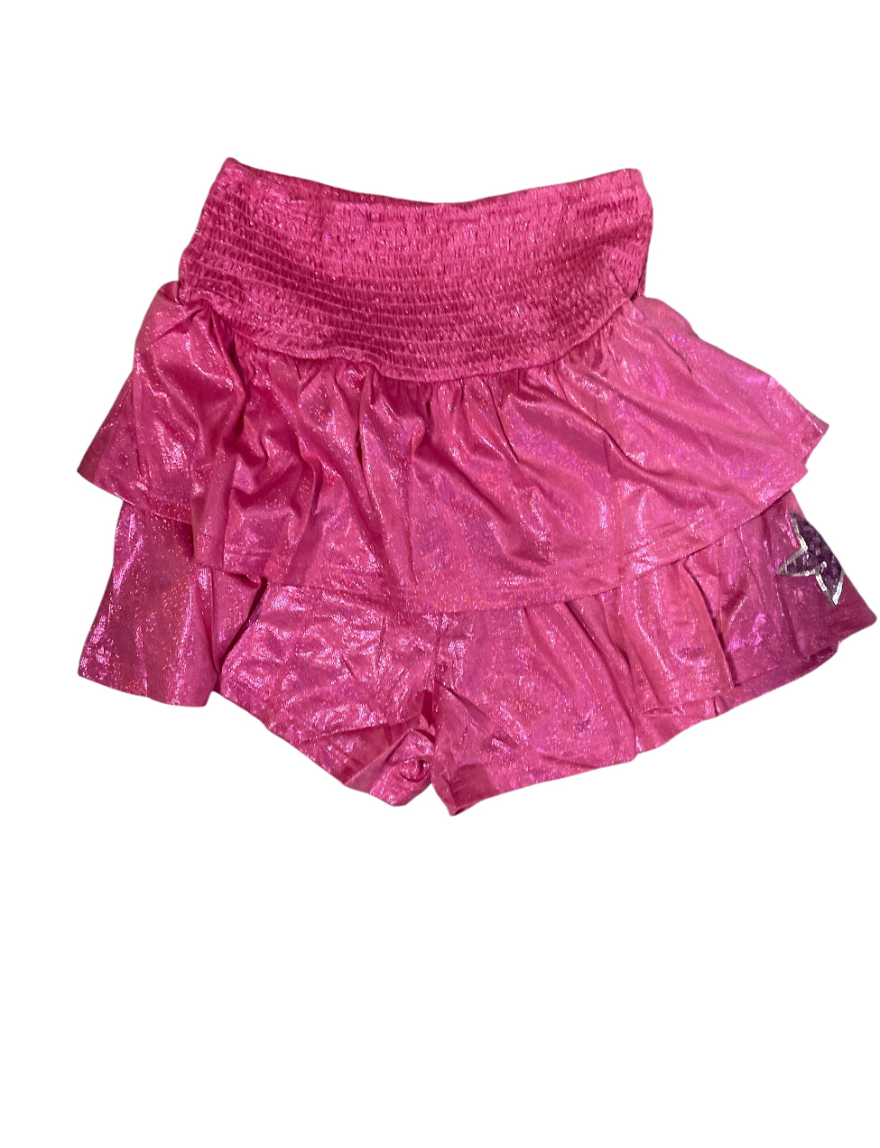 Peach Love California Star Shimmer Shorts (Medium)