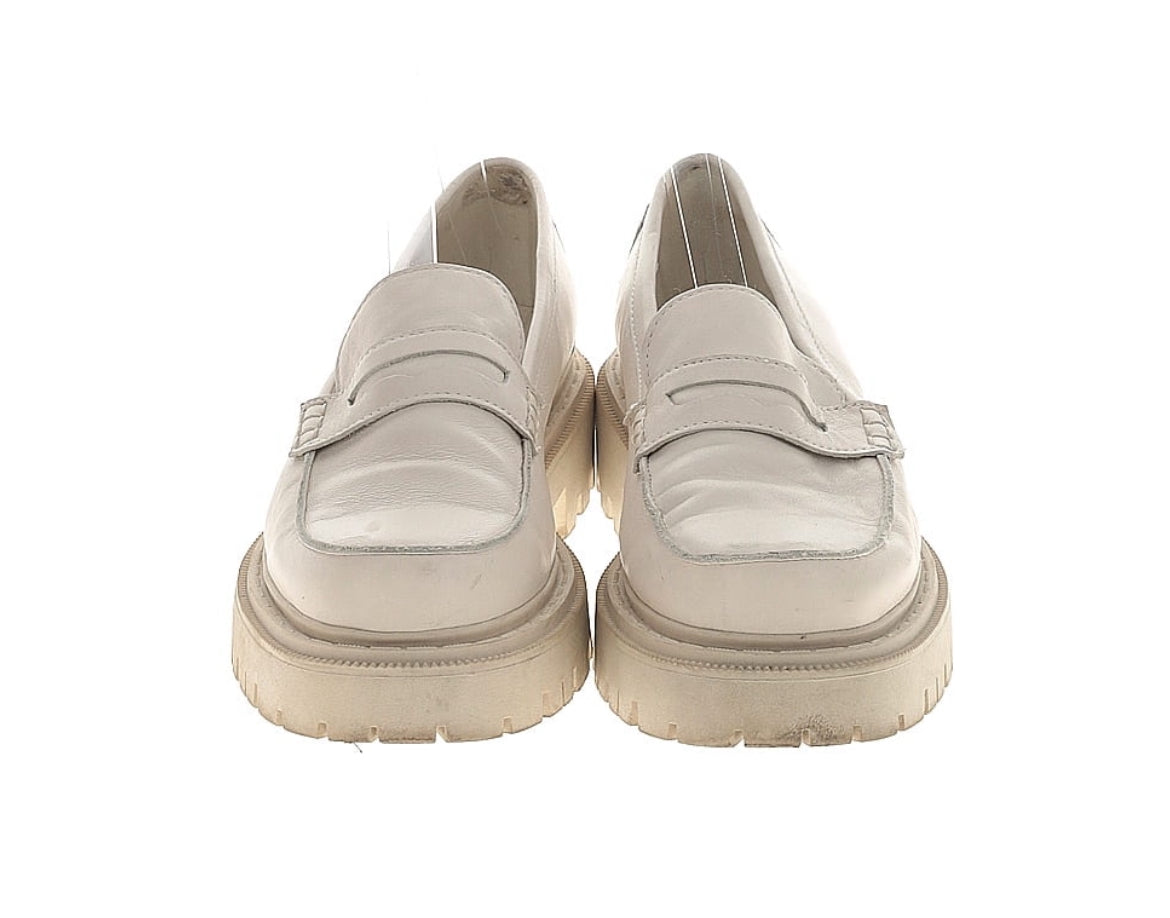 Aldo Bone Platform Chunky Lug Loafers.(9)