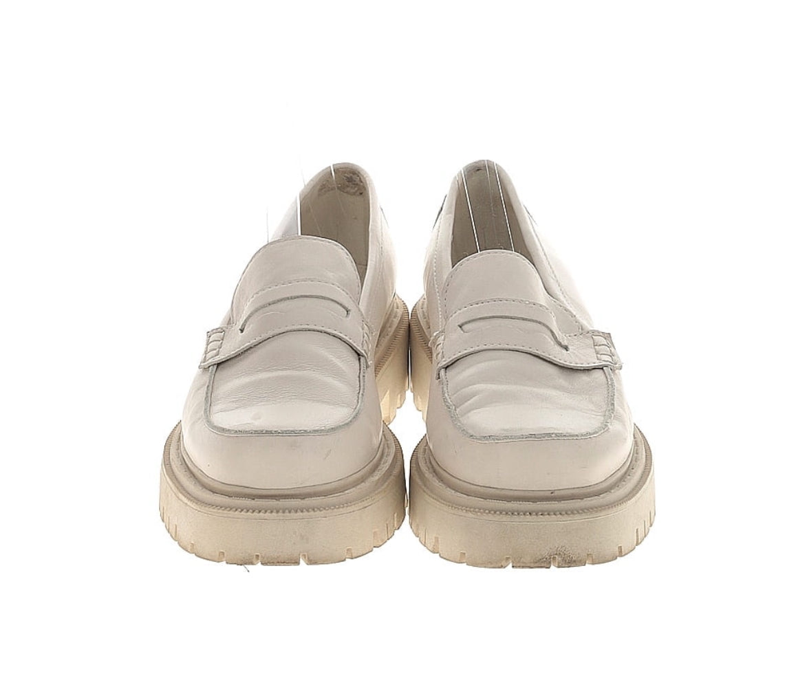 Aldo Bone Platform Chunky Lug Loafers.(9)