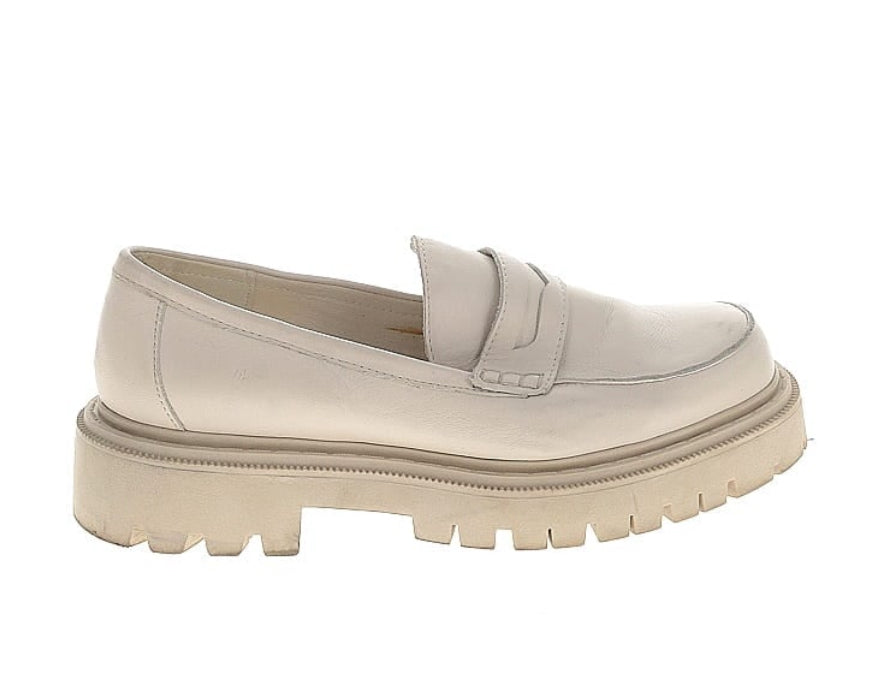 Aldo Bone Platform Chunky Lug Loafers.(9)