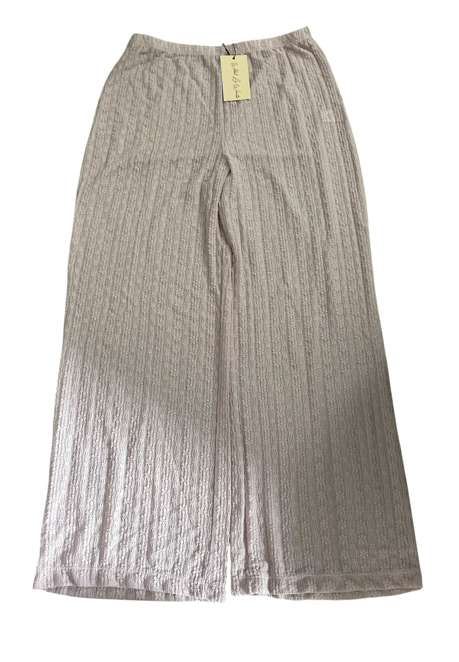 What Lo Wants Elaine Sheer Pant in Lavender (Large)
