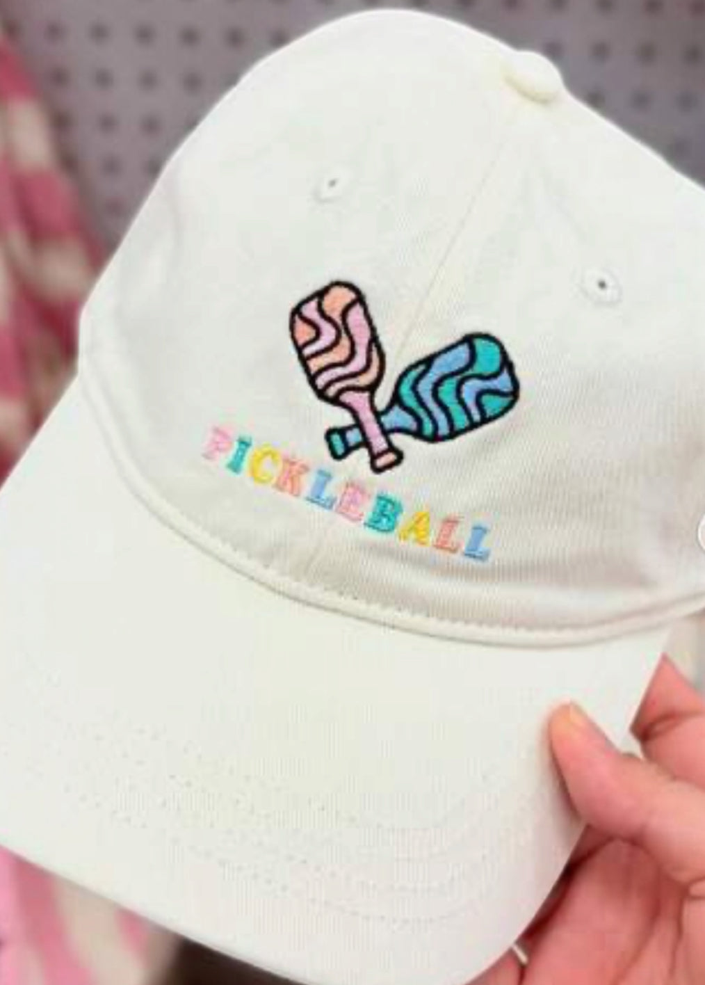Pickleball Frasier Sterling Cotton Adjustable Baseball Cap