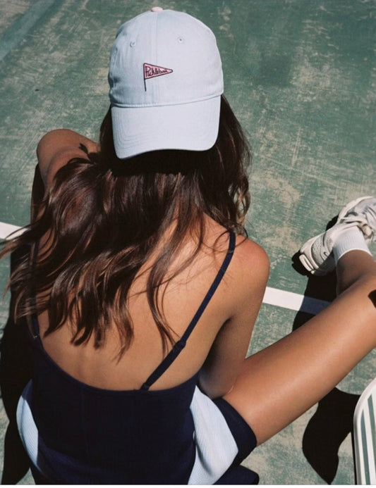 Pickleball Flag Frasier Sterling Adjustable Cotton Baseball Cap