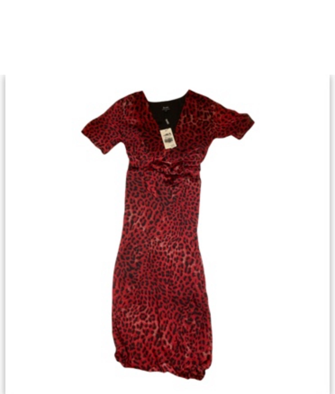 Bardot Leopard Wrap Dress (8)