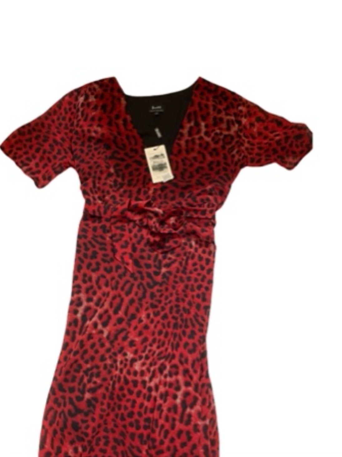 Bardot Leopard Wrap Dress (8)