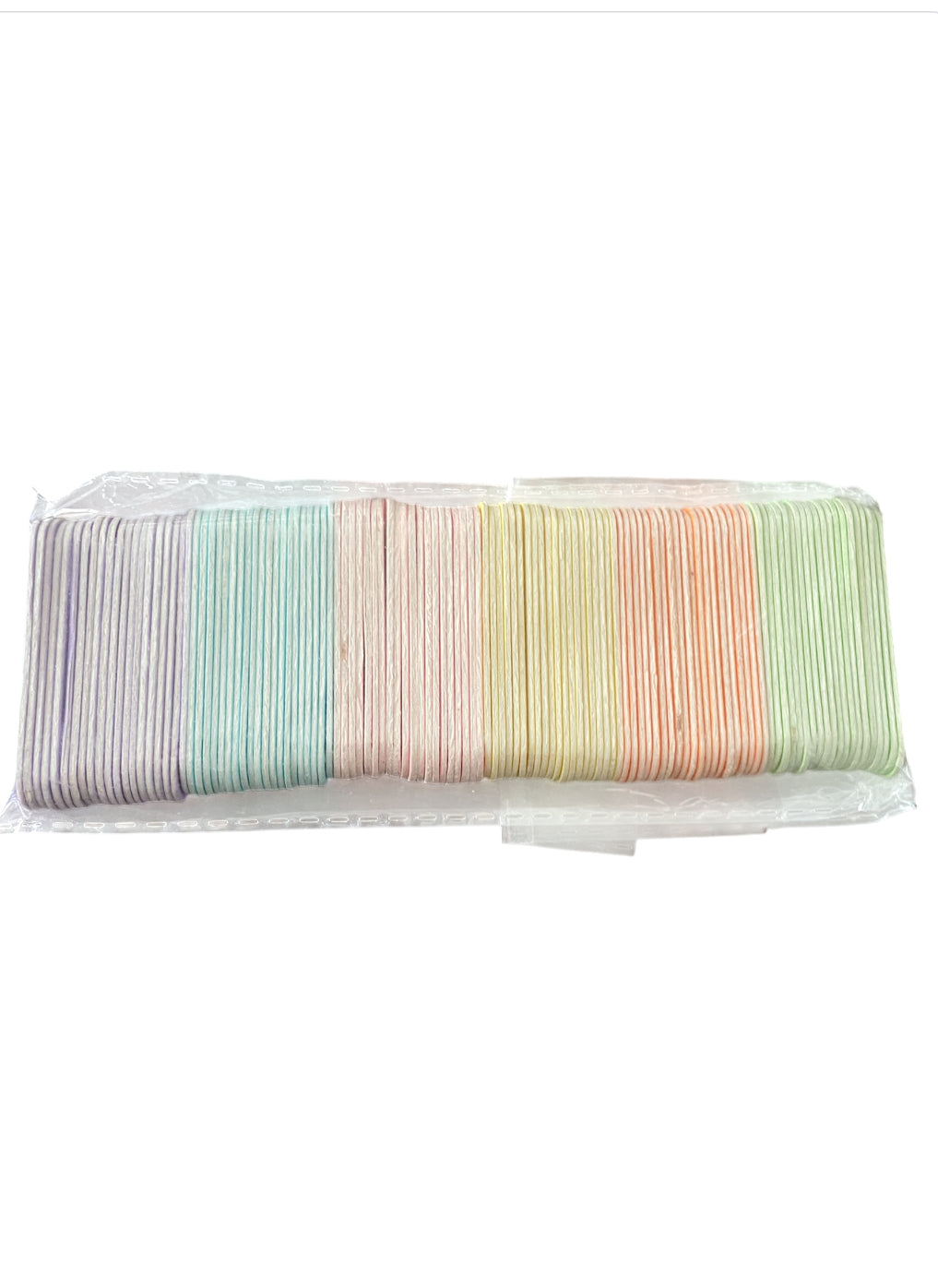 Disposable Wooden Nail Files &nbsp;+ CGBE Rainbow Manicure Scissors