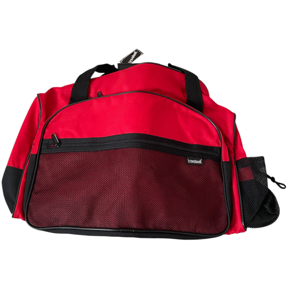 Travelwell Red & Black Duffel Bag